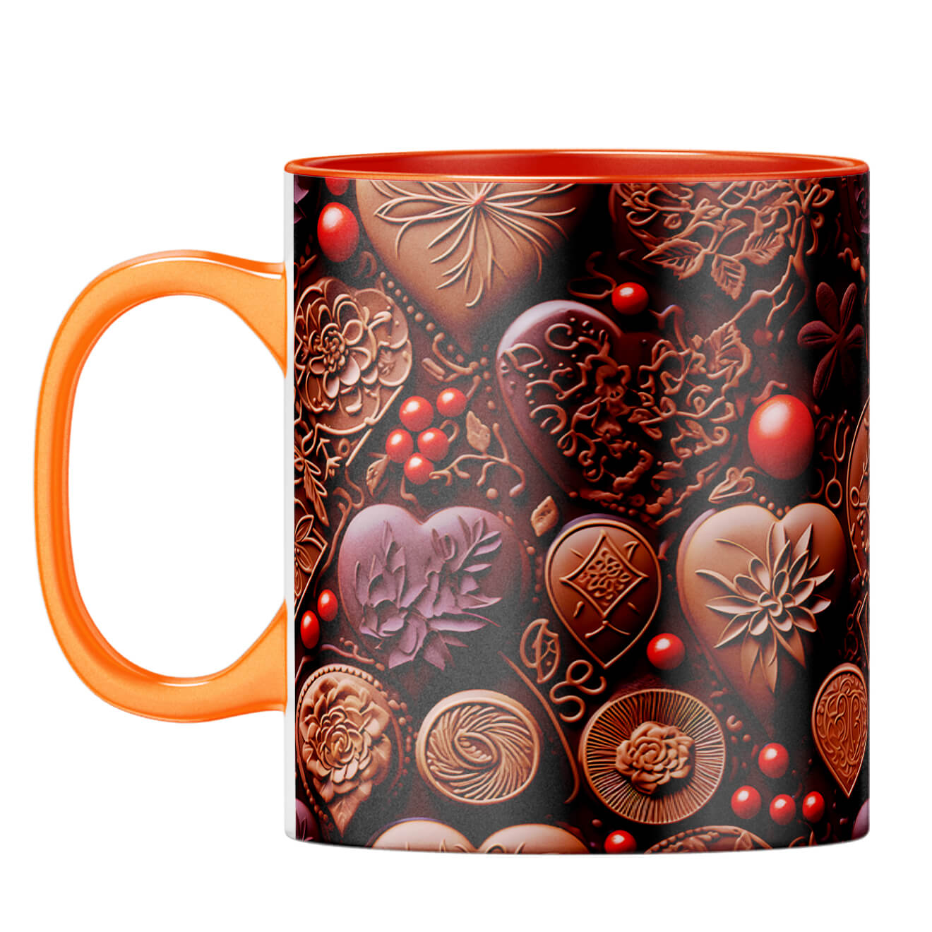 YuBingo Chocolaty Love Symphony Coffee Mug Orange