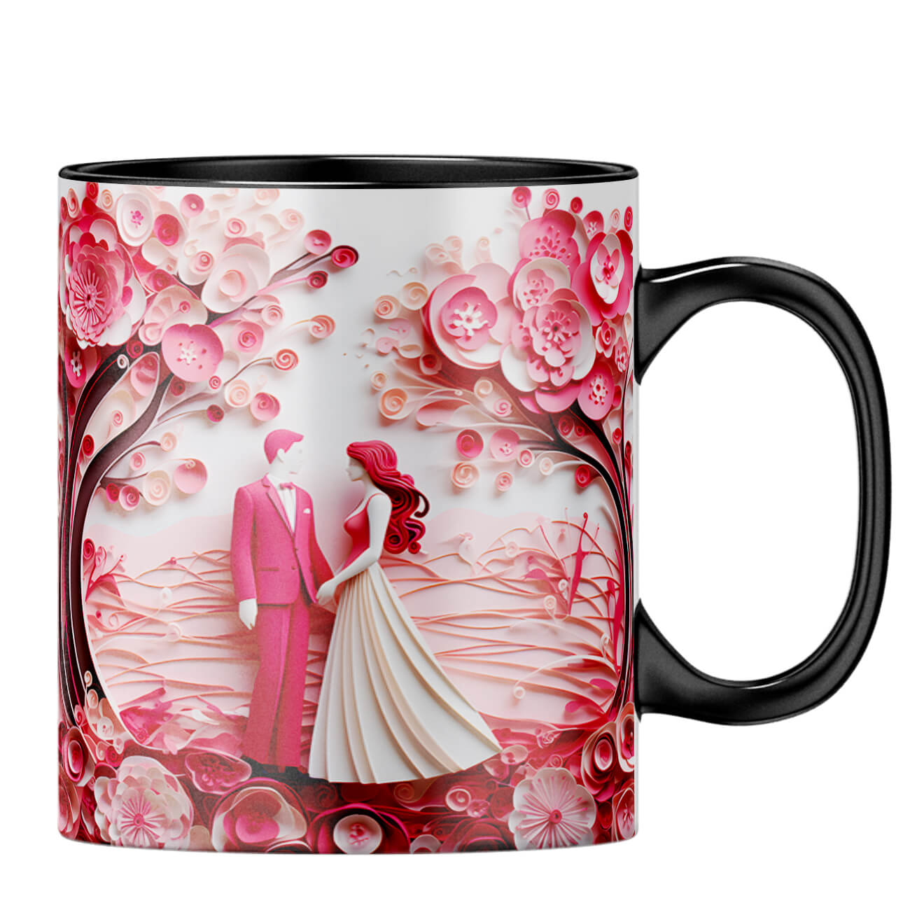 YuBingo Couple in Love Chronicles Coffee MugB-Black