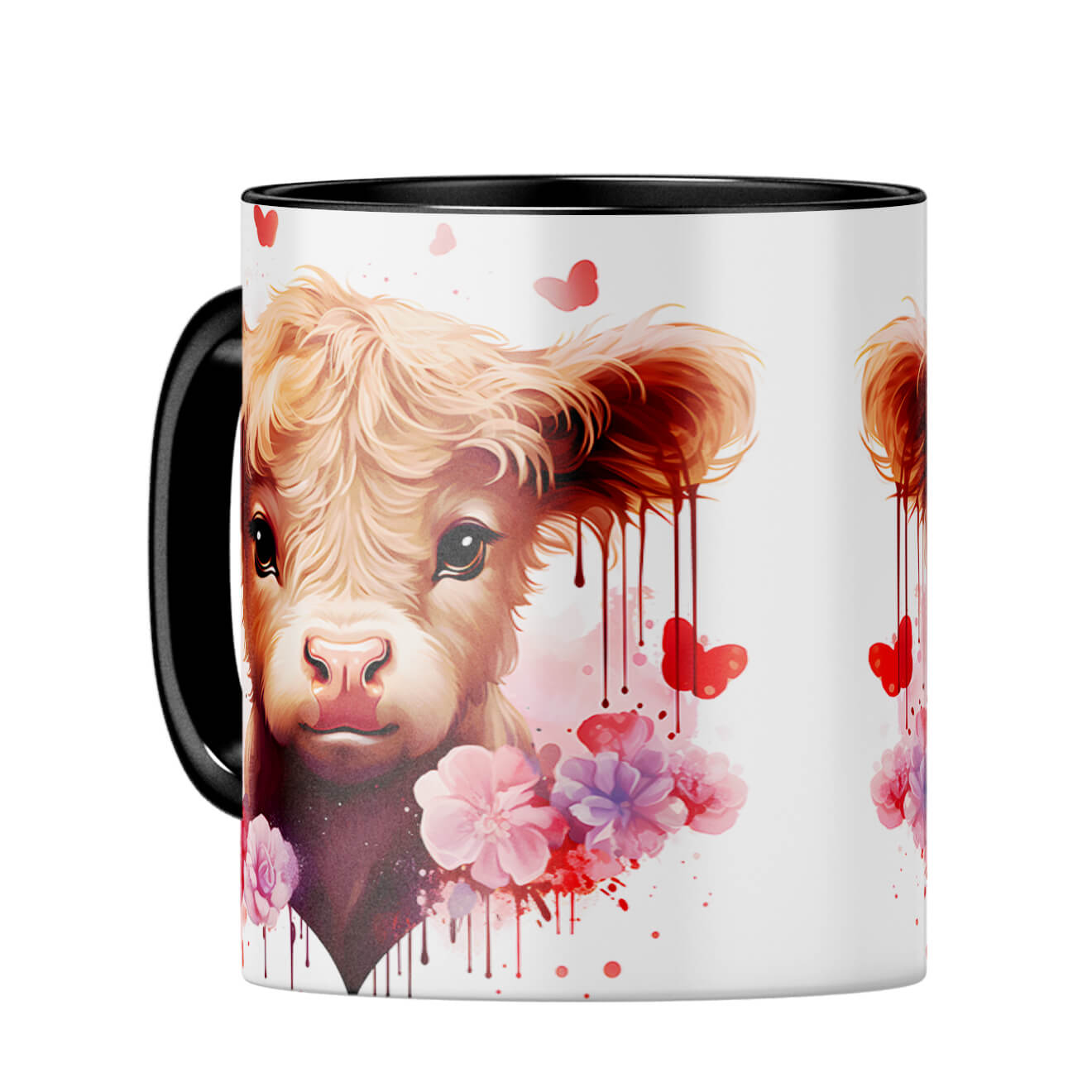YuBingo Cute Love Symphony Coffee MugC-Black