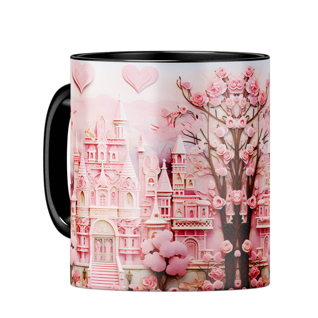 YuBingo Dream Castle in Pink Symphony Coffee MugC-Black