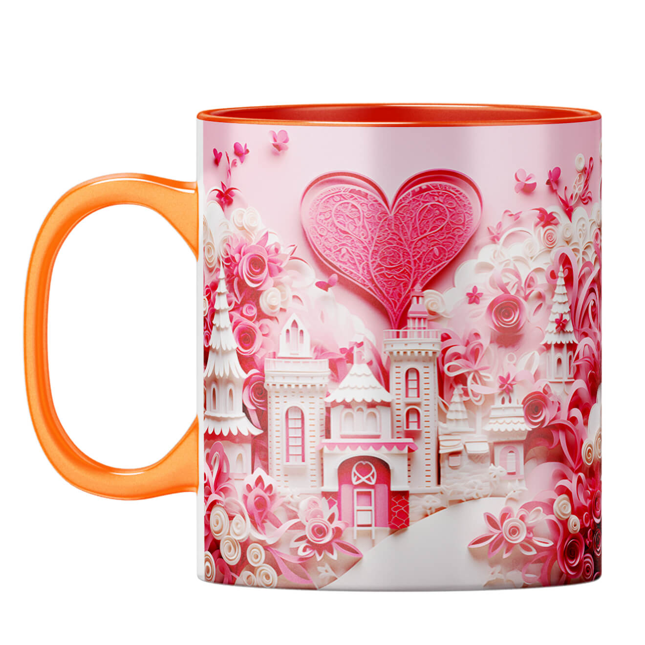 YuBingo Dream World Duet Coffee Mug Orange