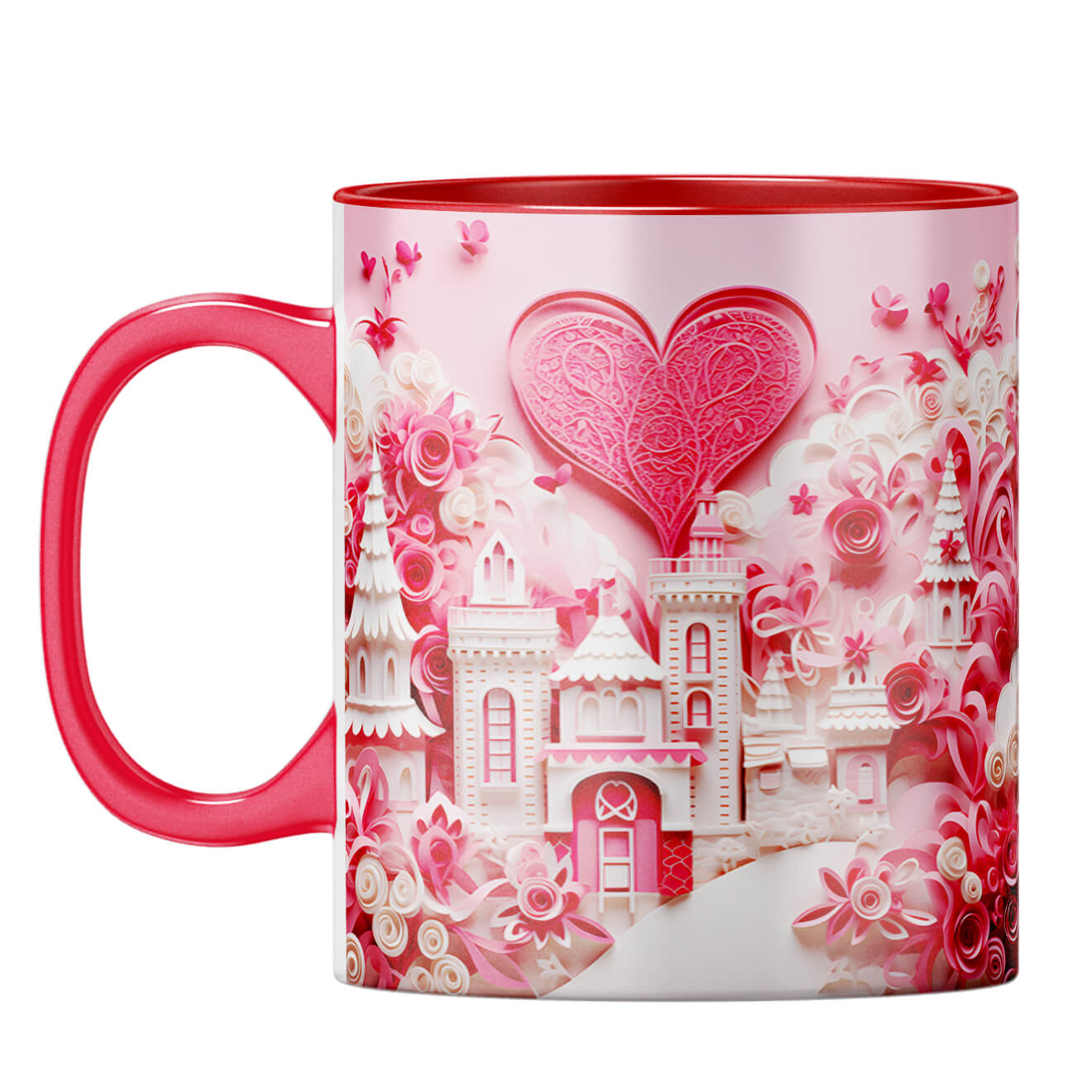 YuBingo Dream World Duet Coffee Mug Red