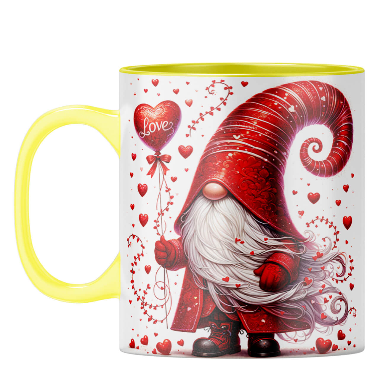 YuBingo Gnome Love Magic Coffee Mug Yellow
