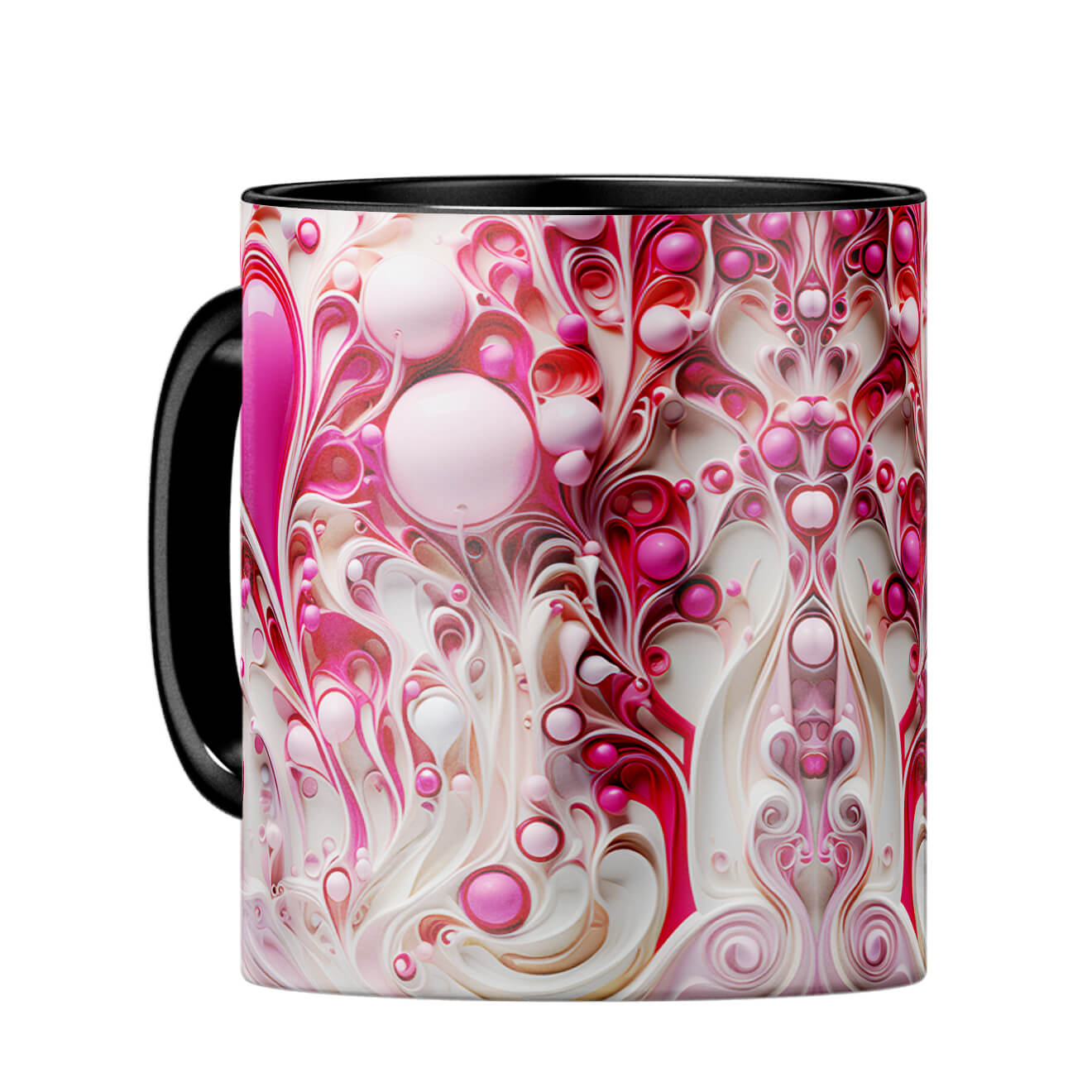 YuBingo Hearts Melting Affair Coffee MugC-Black