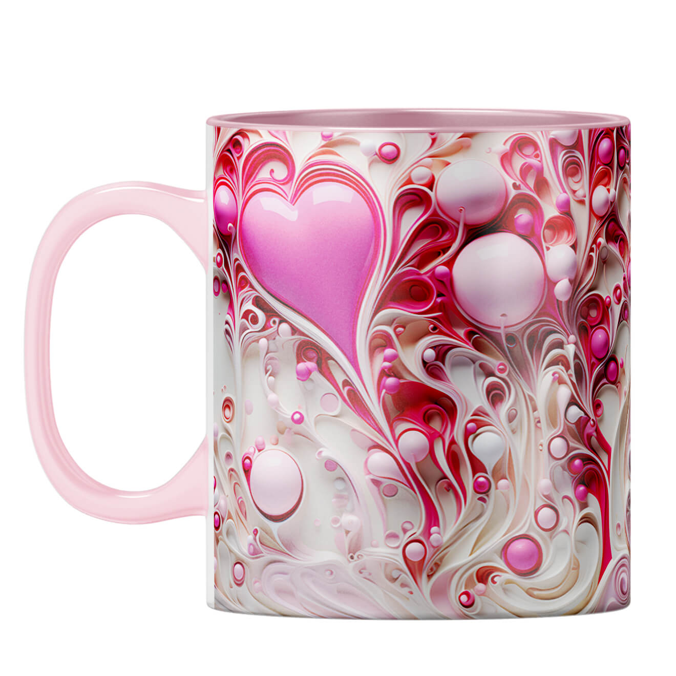 YuBingo Hearts Melting Affair Coffee Mug Pink