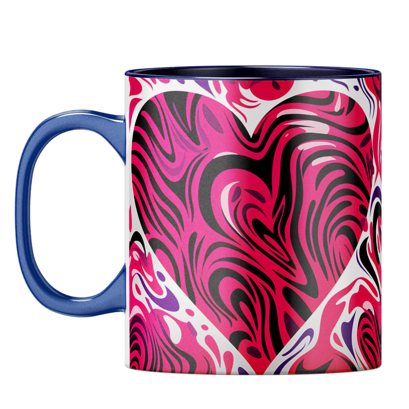 YuBingo Hearty Desire Serenade Coffee Mug Dark Blue