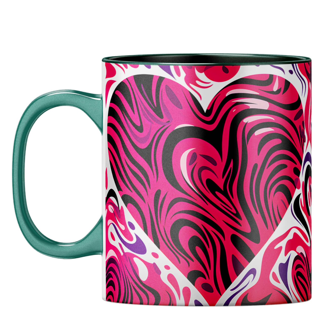 YuBingo Hearty Desire Serenade Coffee Mug Dark Green