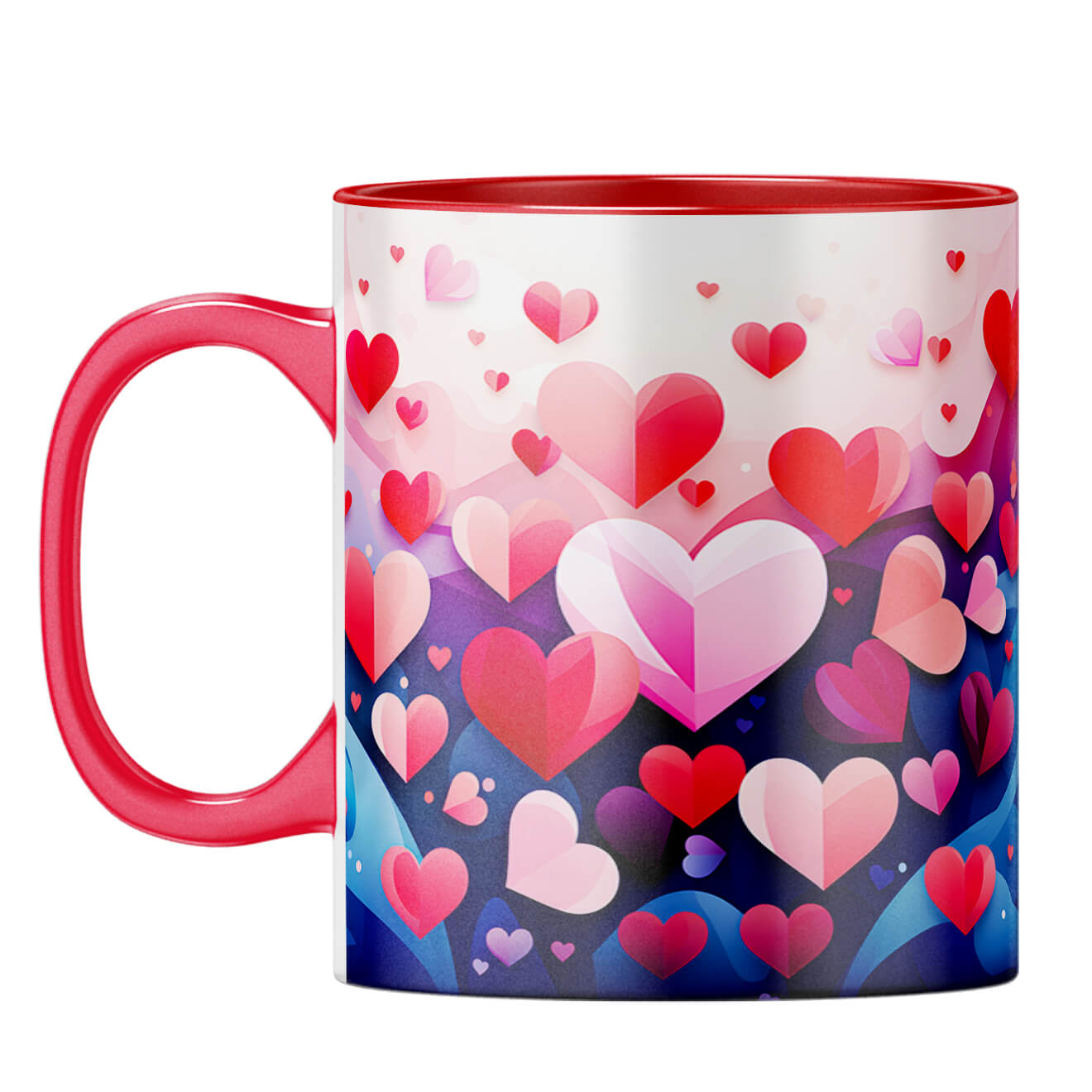 YuBingo Hearty Love Serenade Coffee Mug Red
