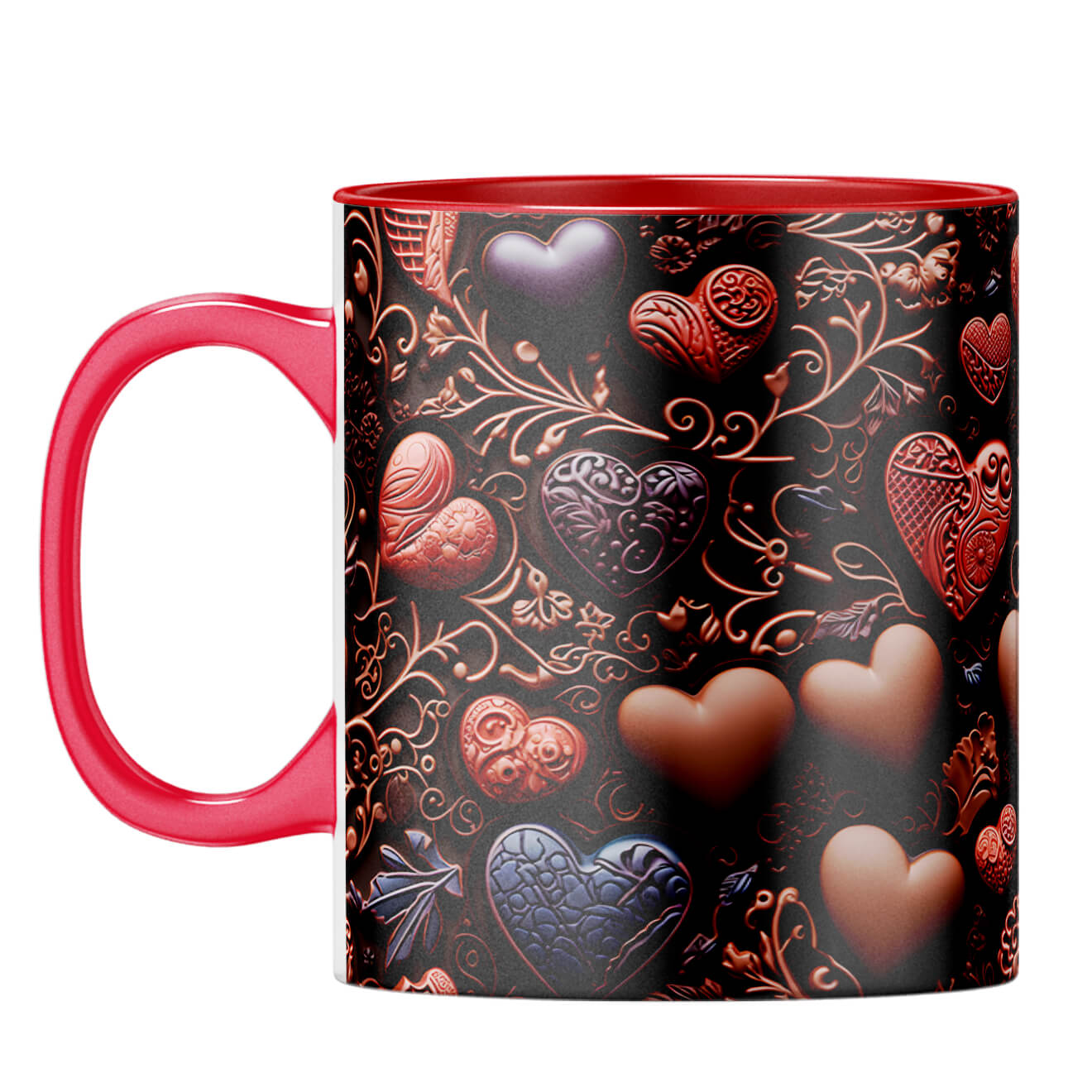 YuBingo Love with Chocolates Symphony Coffee Mug Red