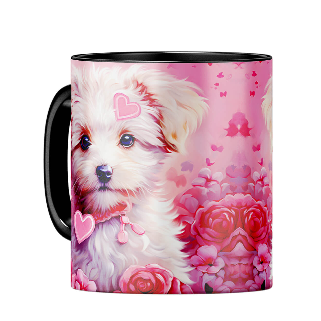 YuBingo Puppy Love Dreams Coffee MugC-Black
