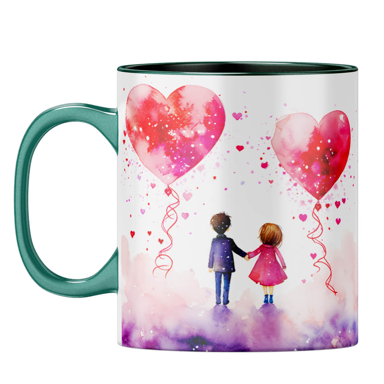 YuBingo Pure Love Symphony Coffee Mug Dark Green
