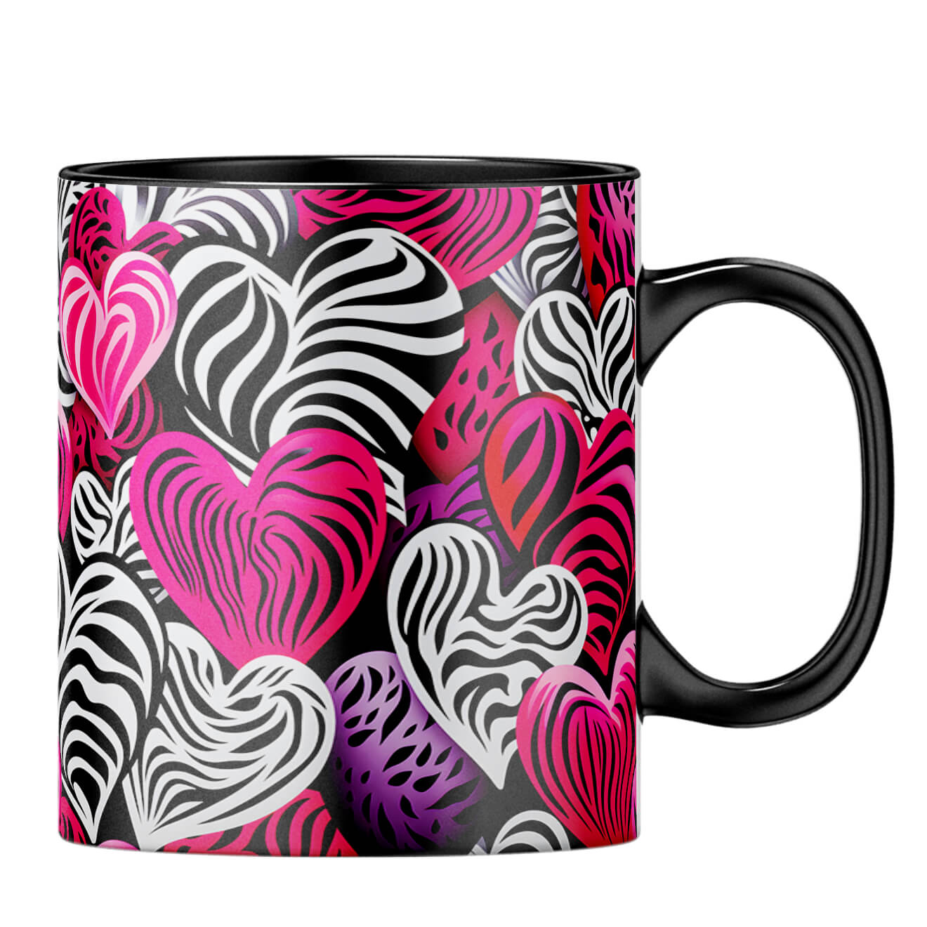 YuBingo Season of Hearts Symphony Coffee MugB-Black
