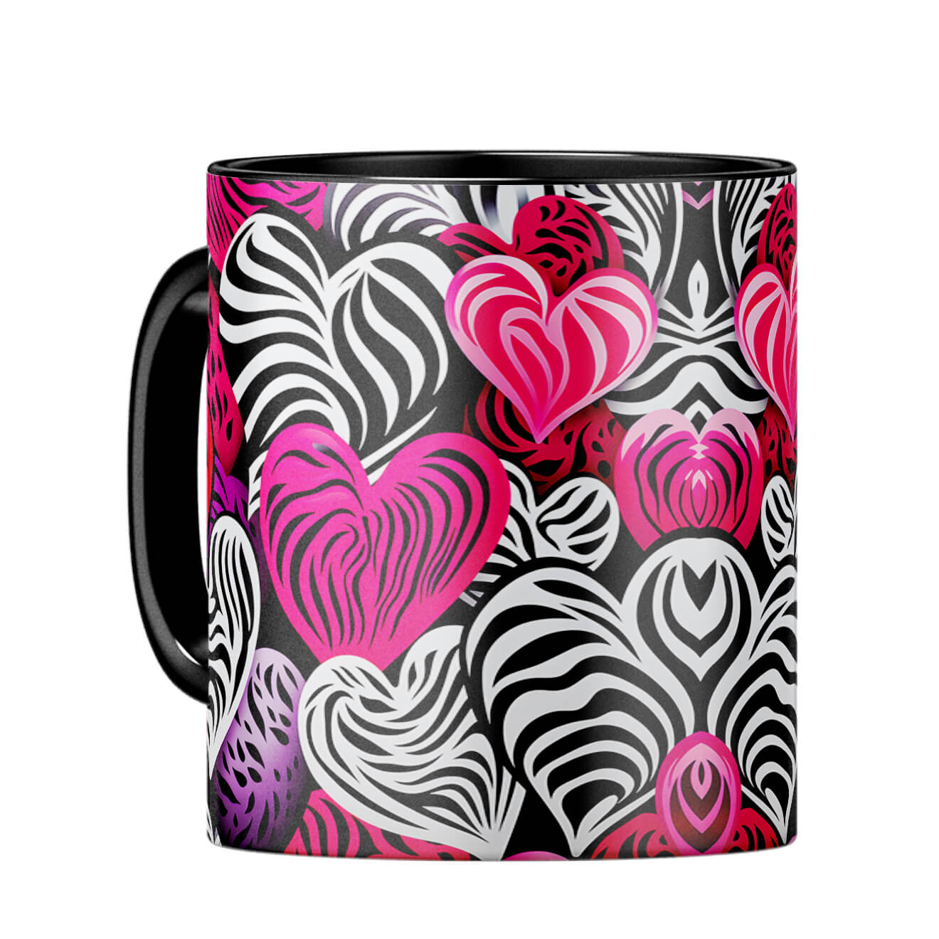 YuBingo Season of Hearts Symphony Coffee MugC-Black