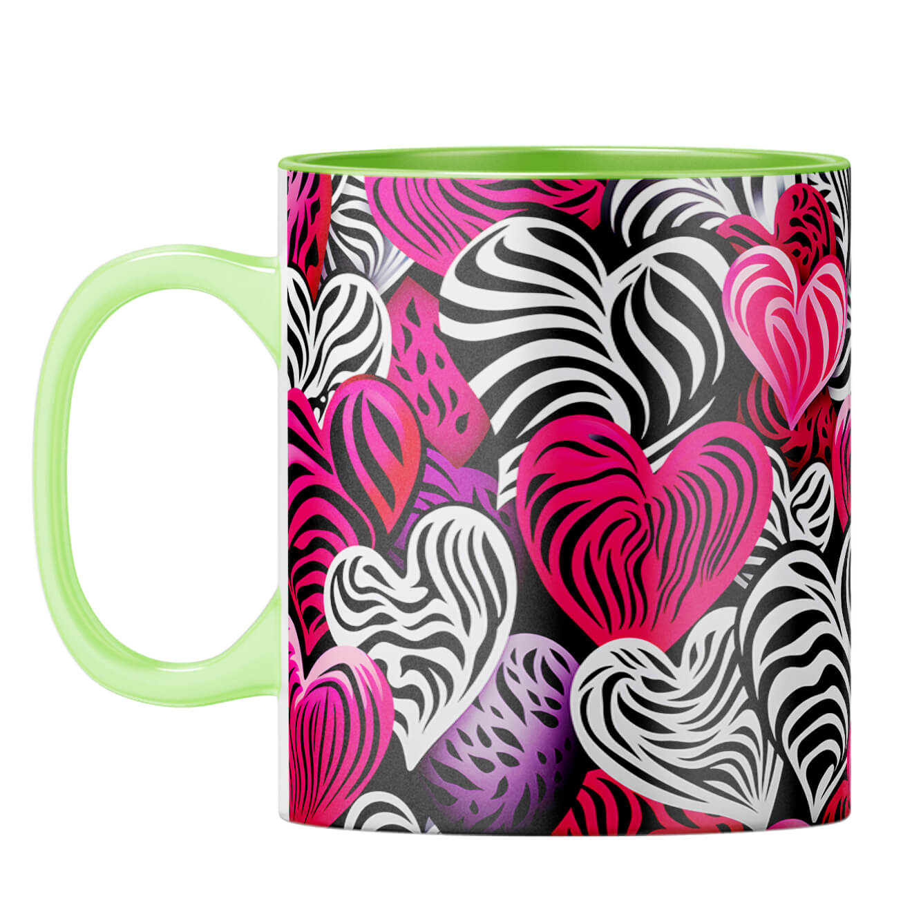YuBingo Season of Hearts Symphony Coffee Mug Light Green