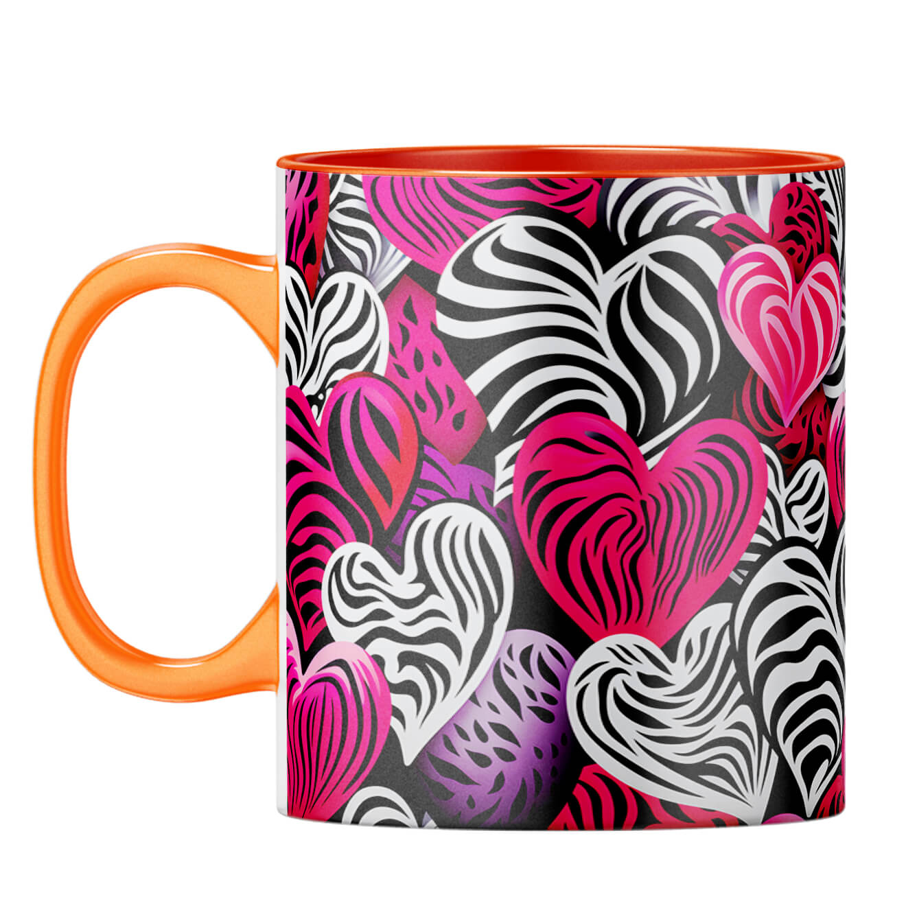 YuBingo Season of Hearts Symphony Coffee Mug Orange