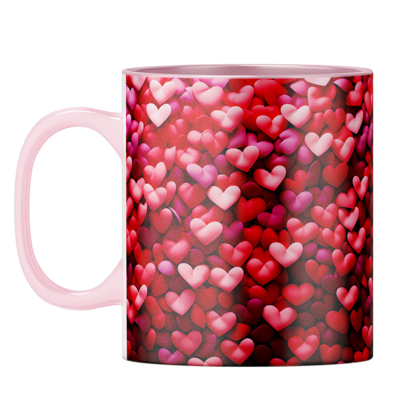 YuBingo So Many Hearts Magic Coffee Mug Pink