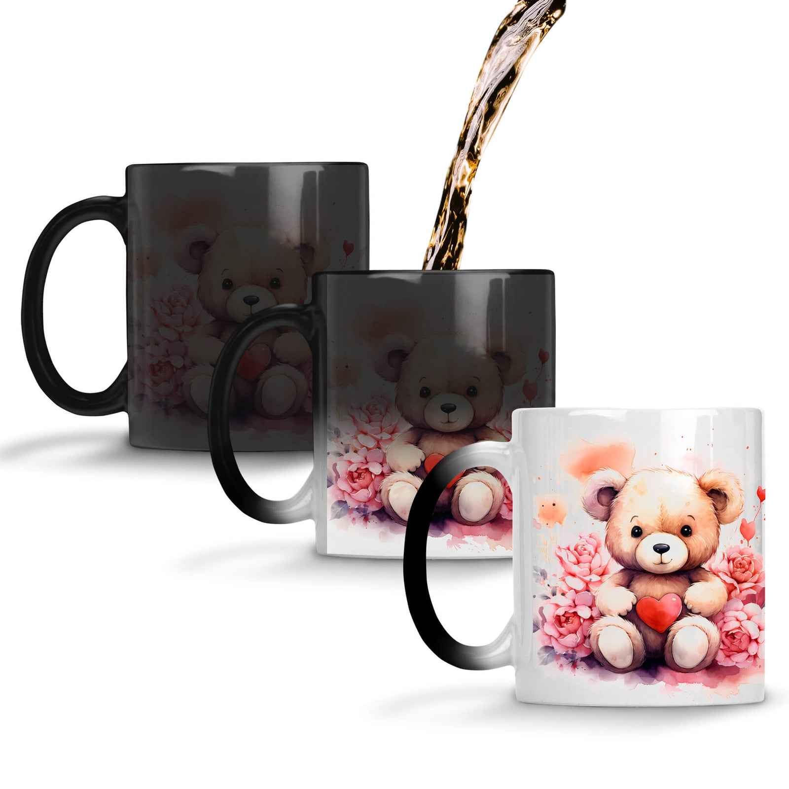 YuBingo Teddy Heart Serenade Coffee Mug Magic