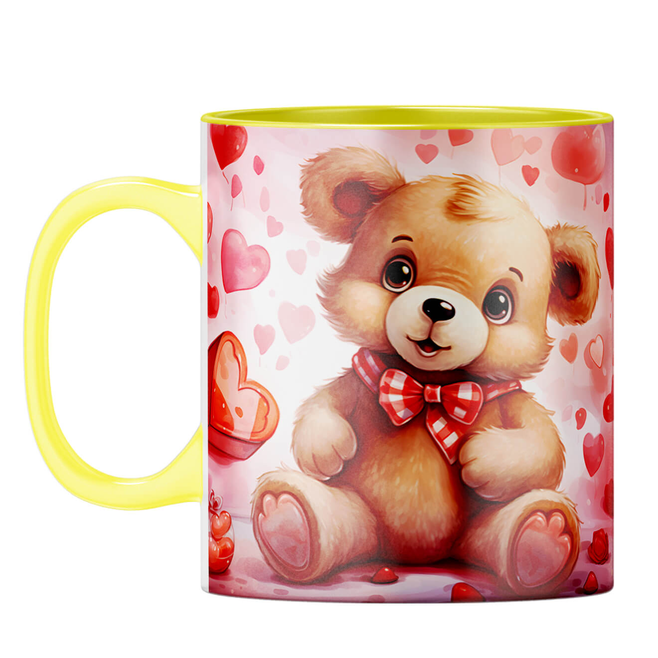 YuBingo Teddy Love Tale Coffee Mug Yellow