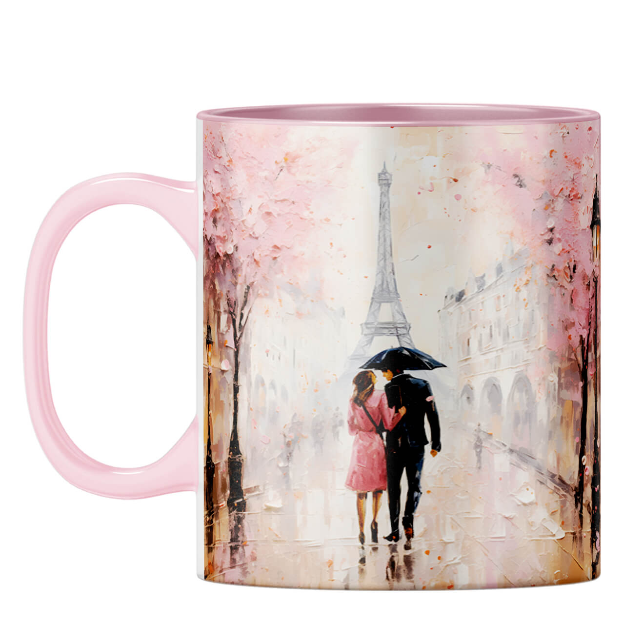 YuBingo Together in Paris Dreams Coffee Mug Pink