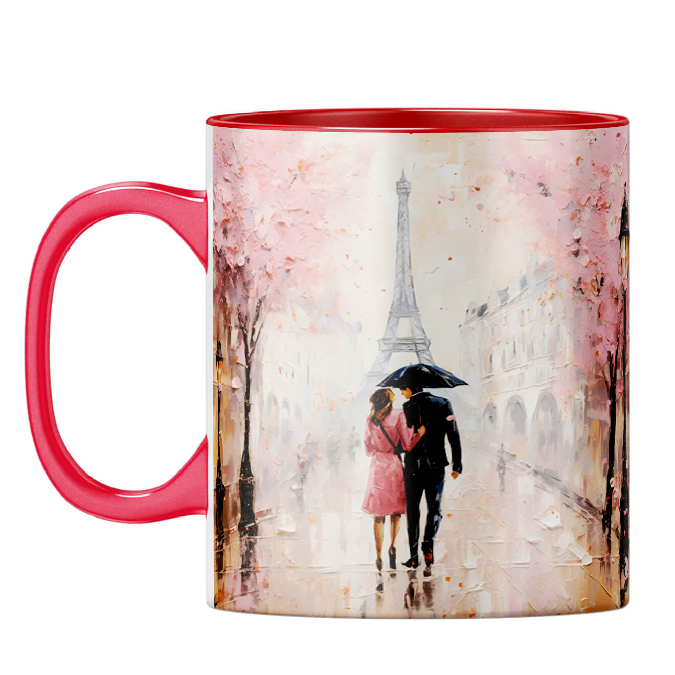 YuBingo Together in Paris Dreams Coffee Mug Red