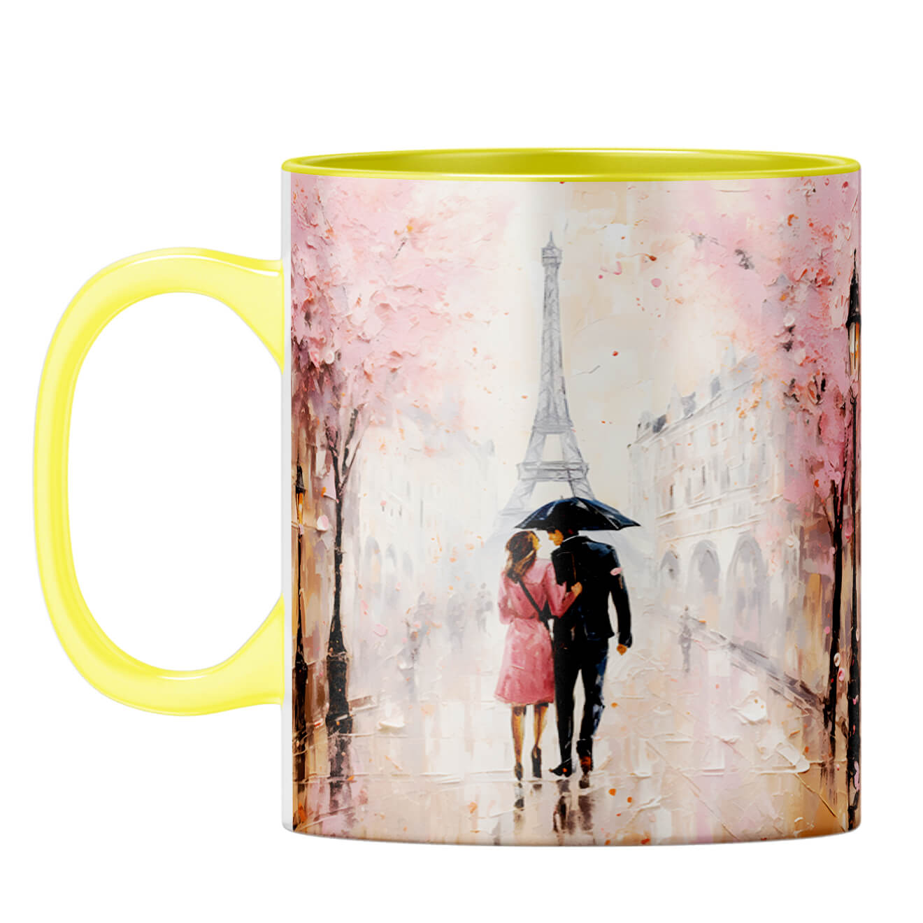 YuBingo Together in Paris Dreams Coffee Mug Yellow