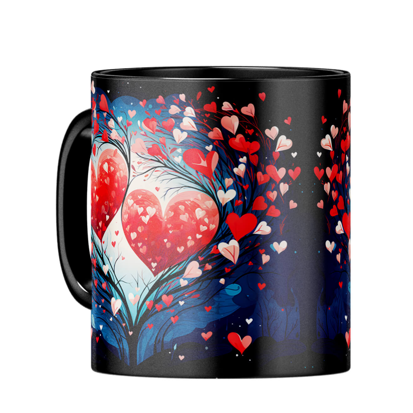 YuBingo Tree of Love Symphony Coffee MugC-Black