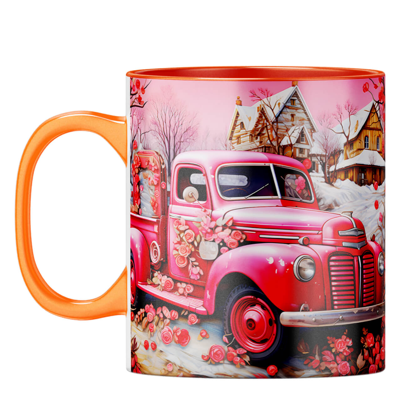 YuBingo Truck Load of Love Coffee Mug Orange