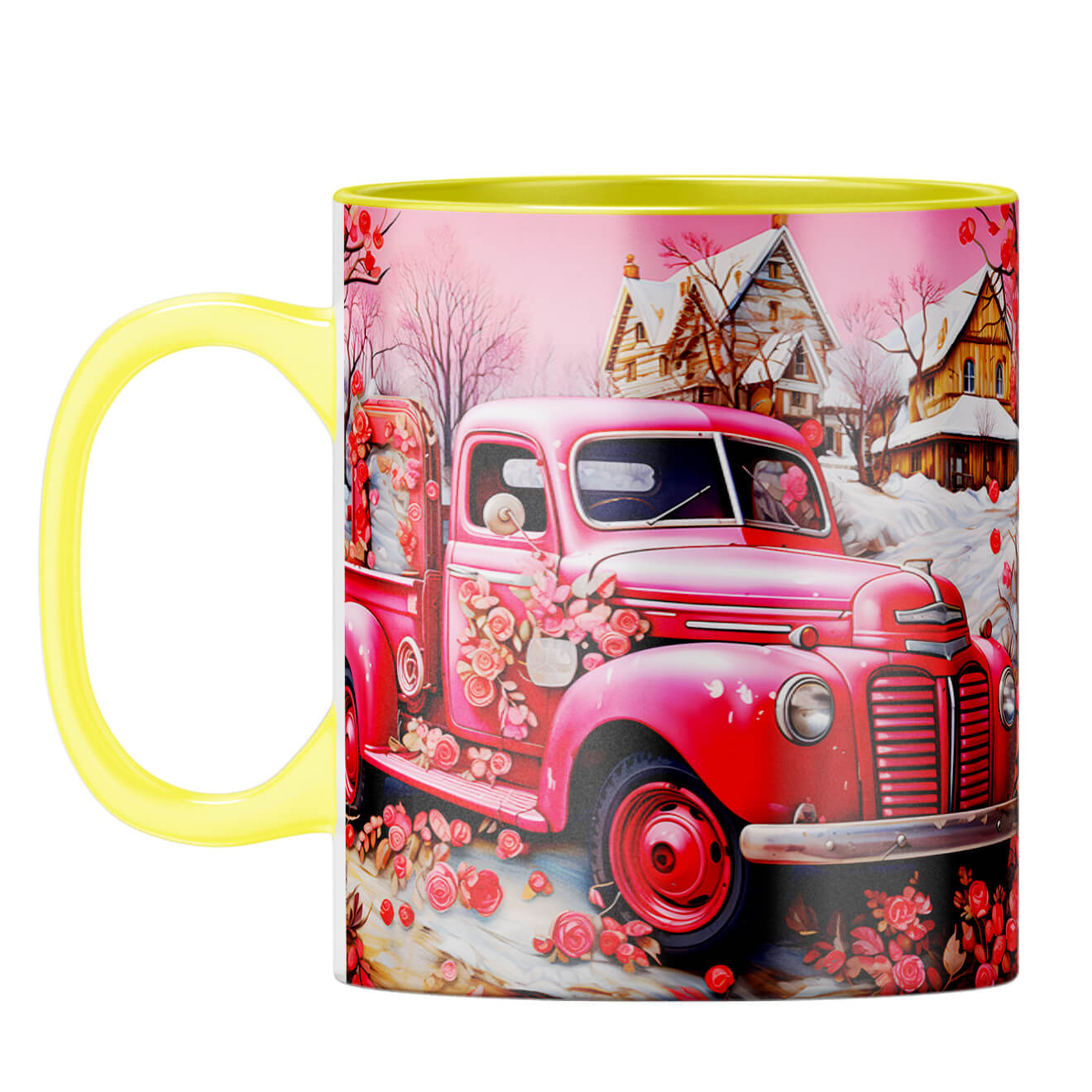 YuBingo Truck Load of Love Coffee Mug Yellow
