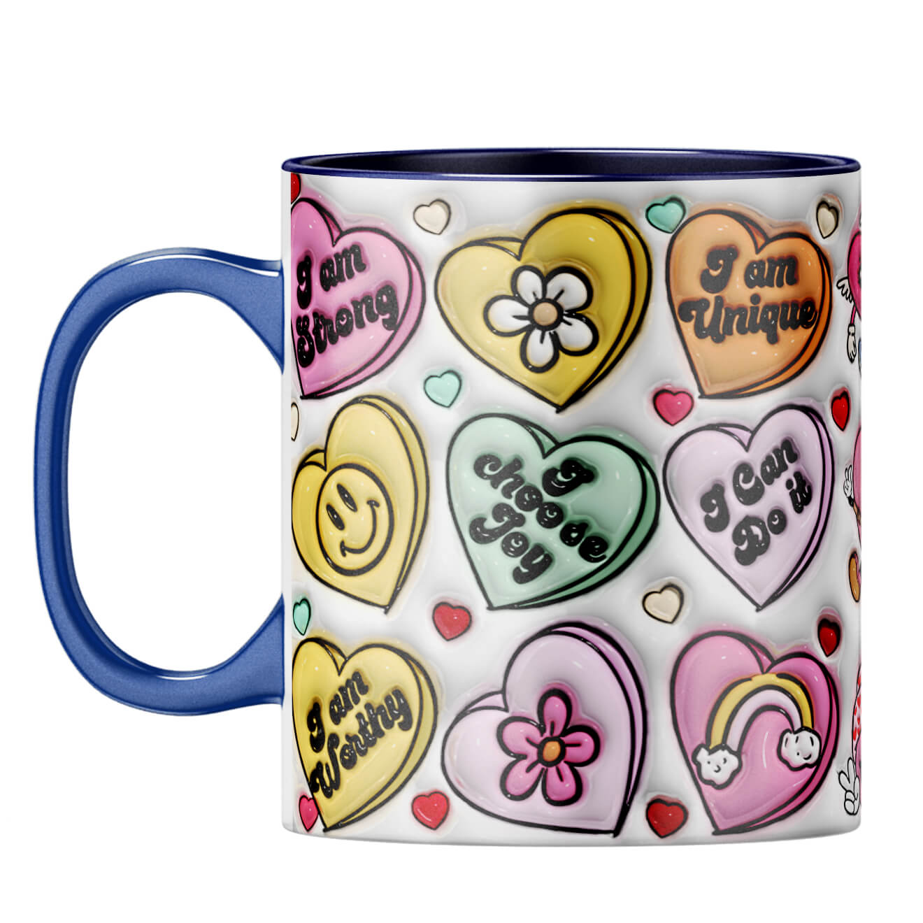 YuBingo Valentine Day Gift for Girlfriend Coffee Mug Dark Blue