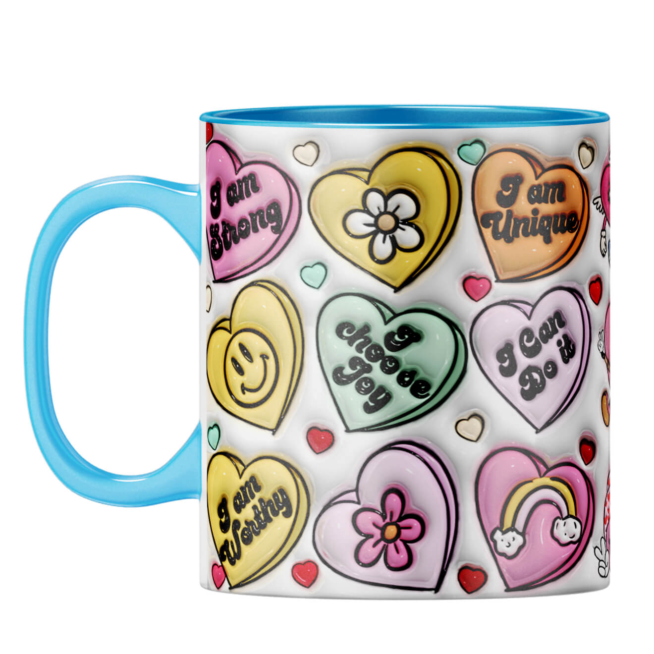 YuBingo Valentine Day Gift for Girlfriend Coffee Mug Light Blue