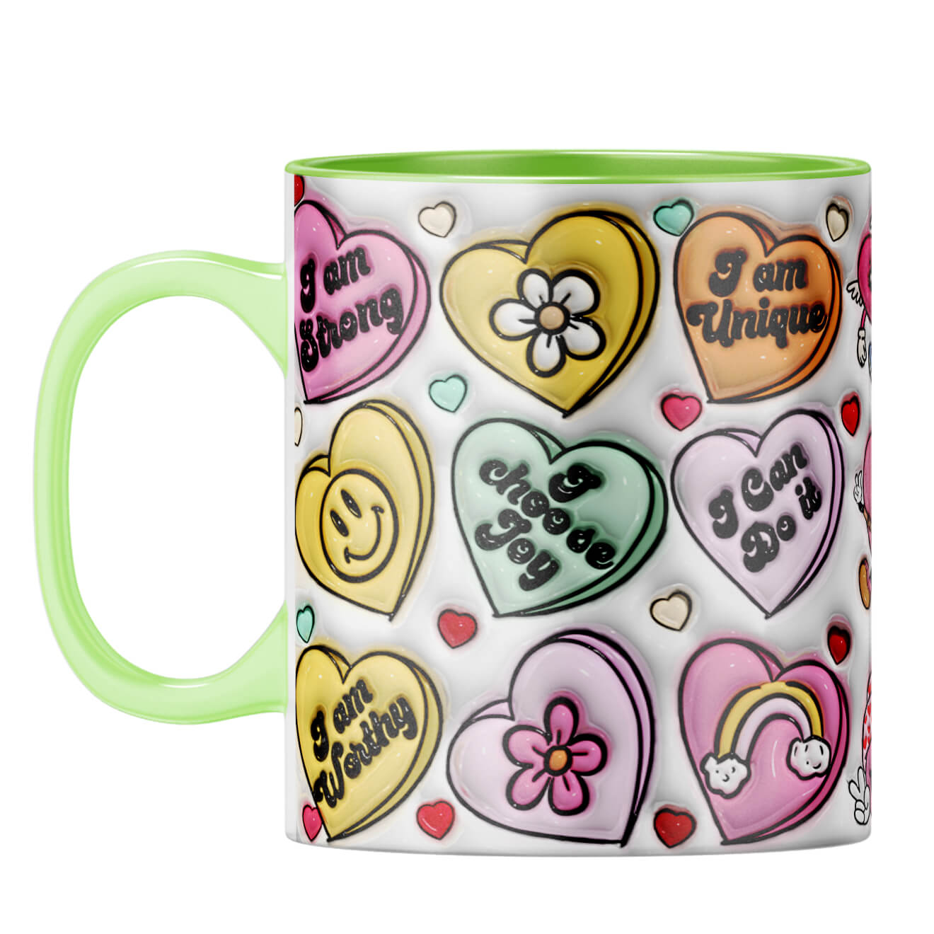 YuBingo Valentine Day Gift for Girlfriend Coffee Mug Light Green
