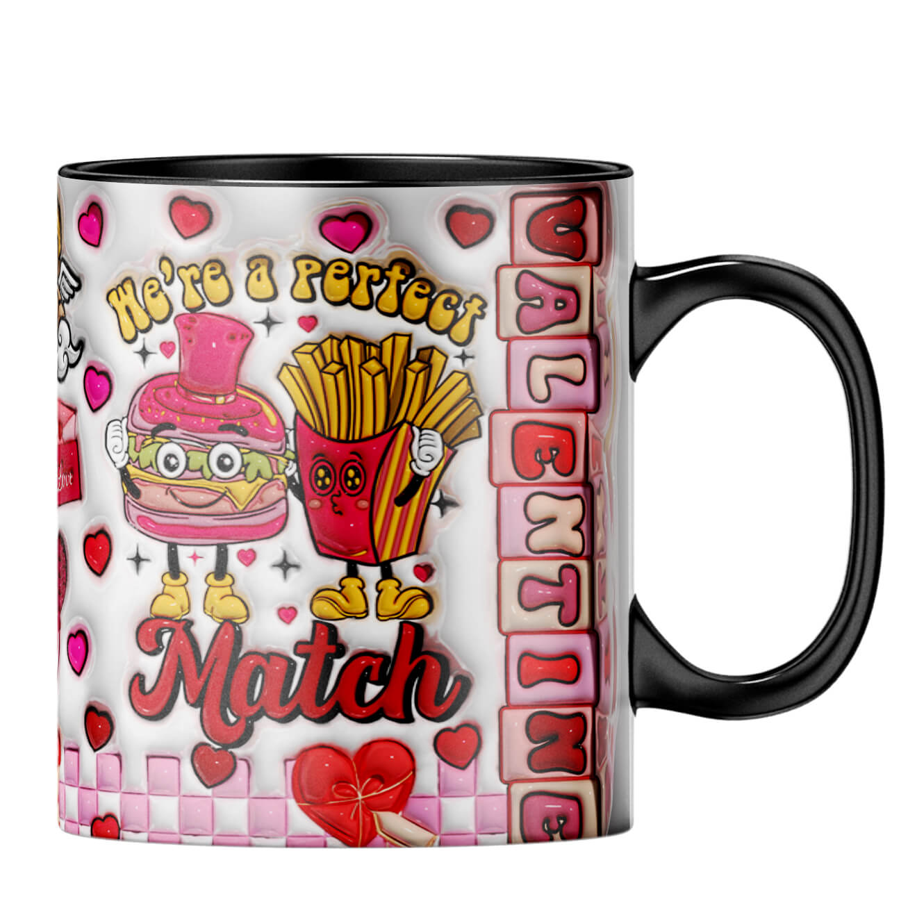 YuBingo Valentine Day Gift for Wife Coffee MugB-Black
