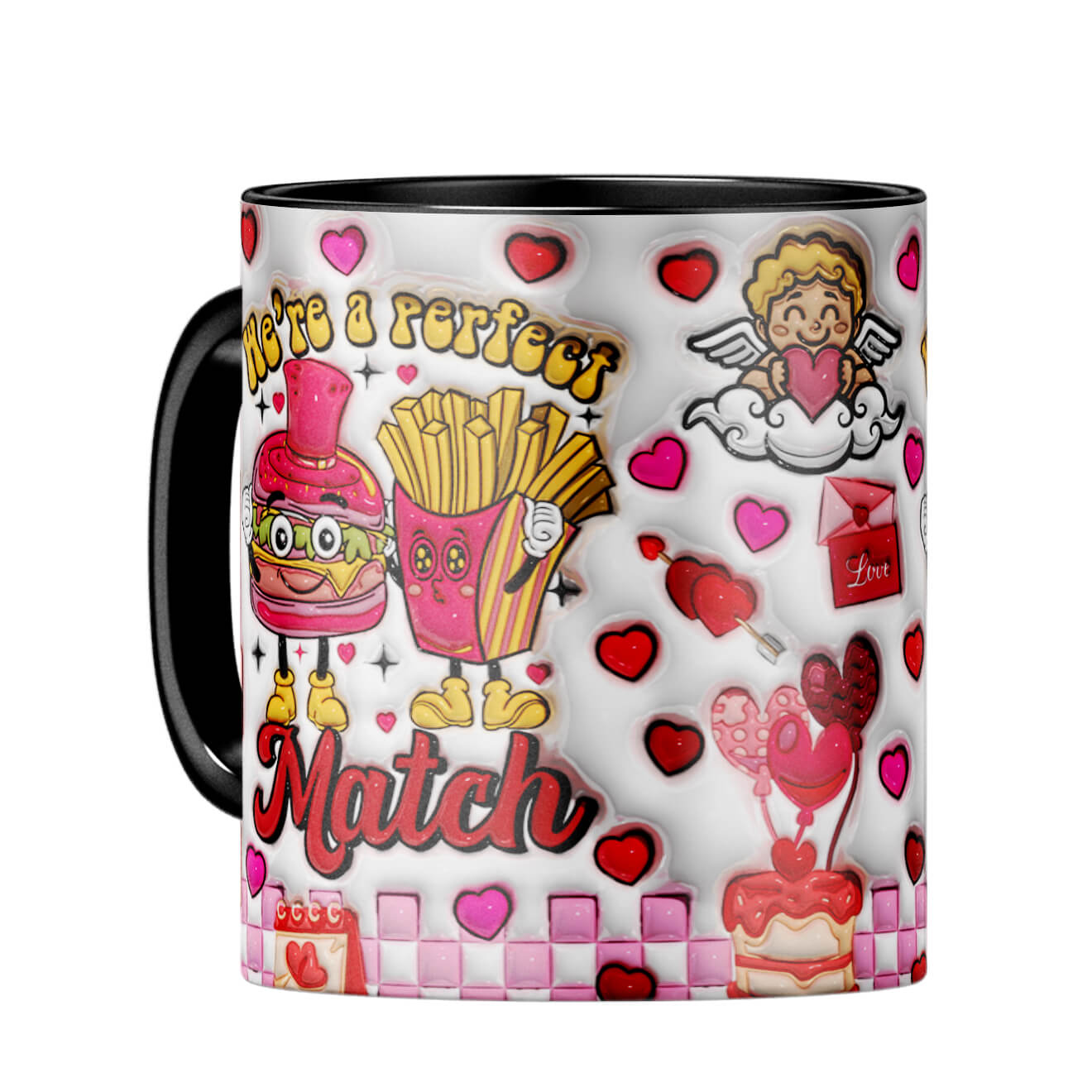 YuBingo Valentine Day Gift for Wife Coffee MugC-Black