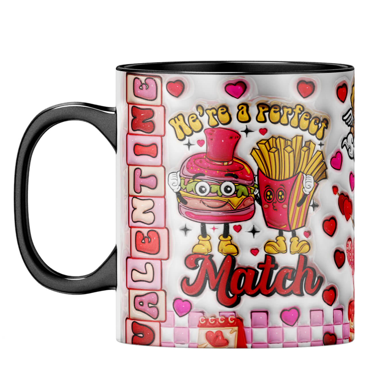 YuBingo Valentine Day Gift for Wife Coffee Mug Black