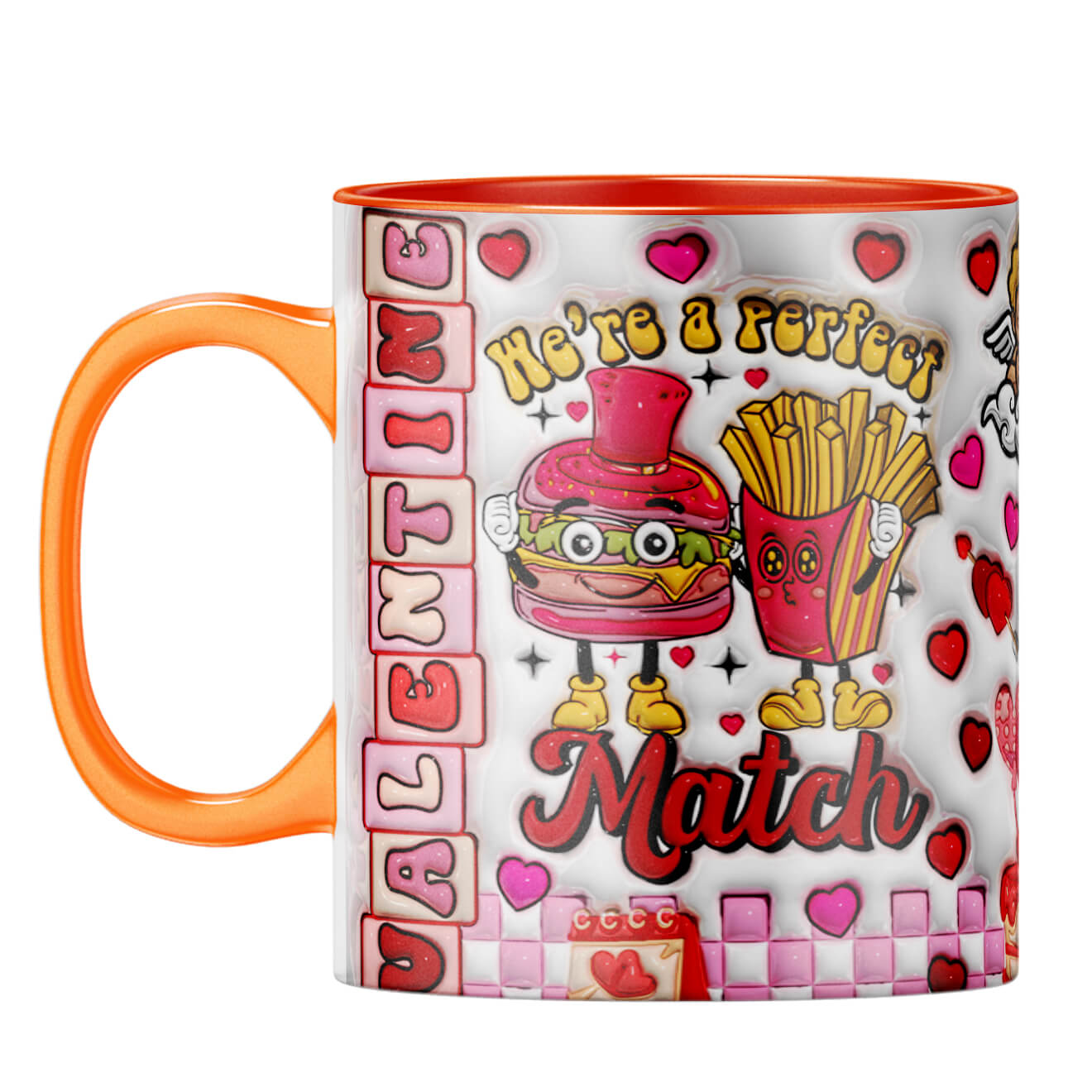 YuBingo Valentine Day Gift for Wife Coffee Mug Orange