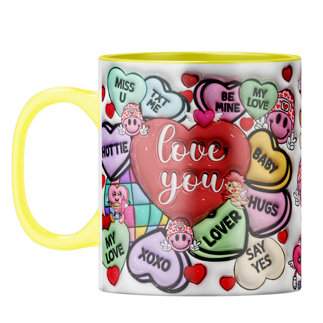 YuBingo Valentine Gift for Girlfriend Coffee Mug Yellow
