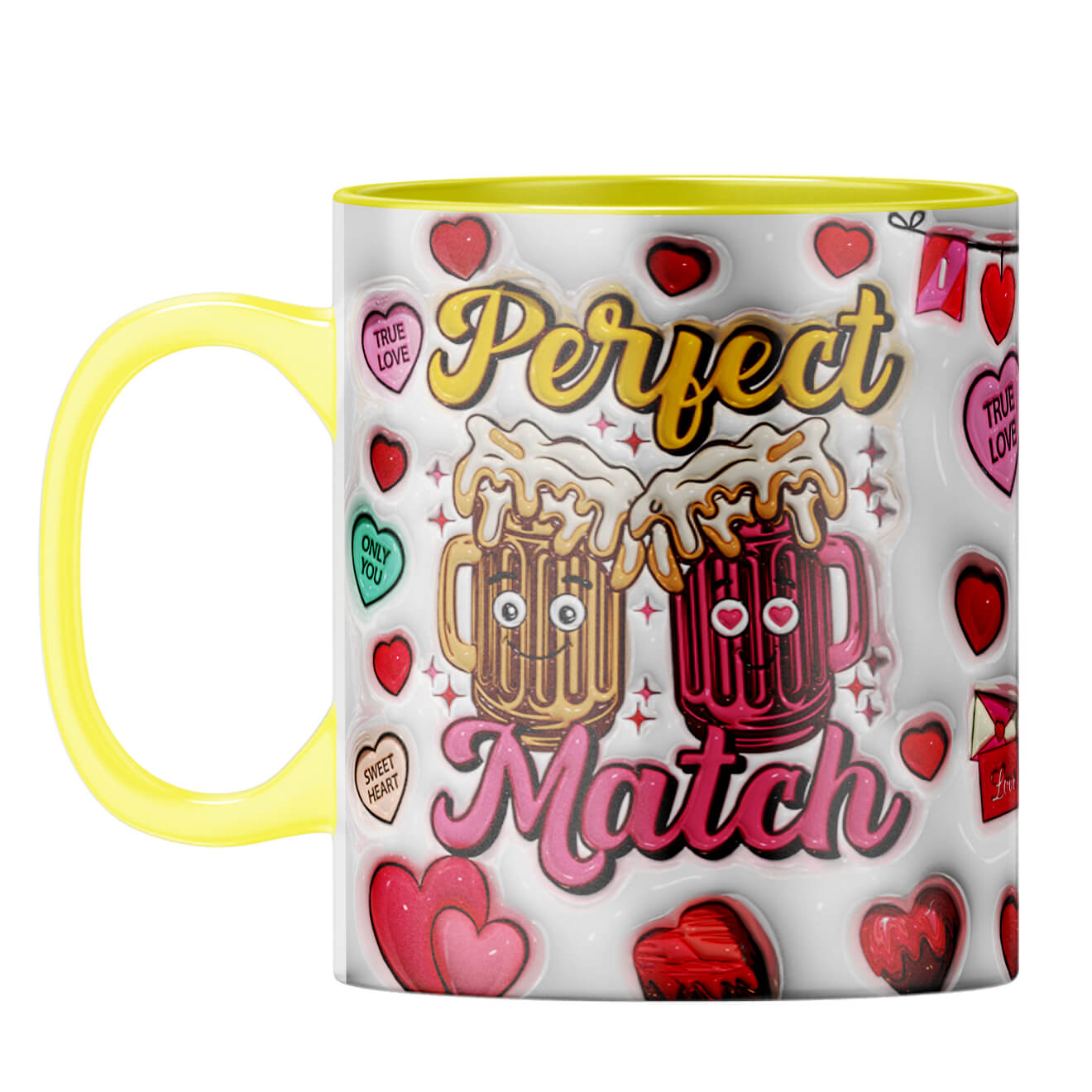 YuBingo Valentine Gift for Husband Coffee Mug Yellow