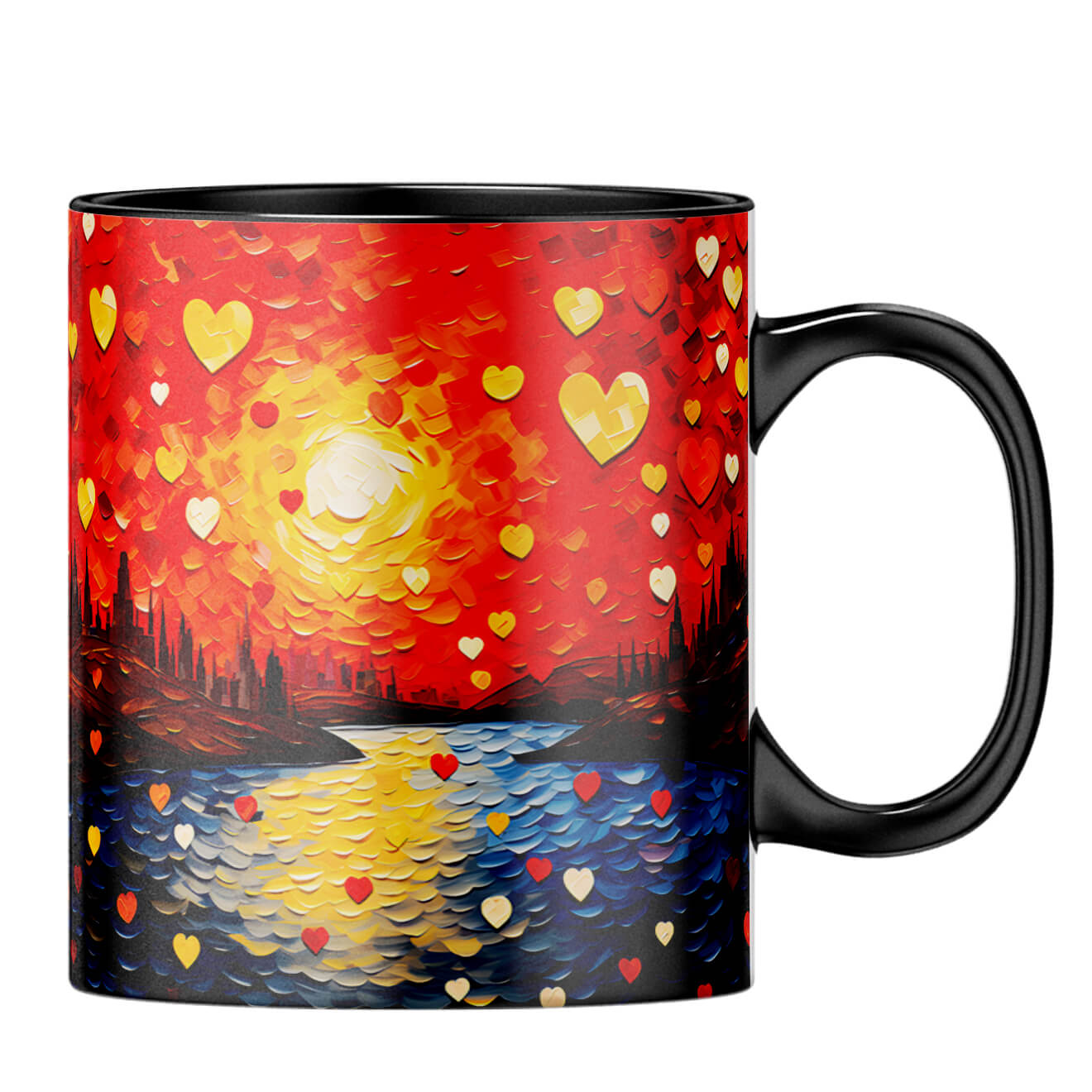 YuBingo Watercolor Dreams Unveiled Coffee MugB-Black