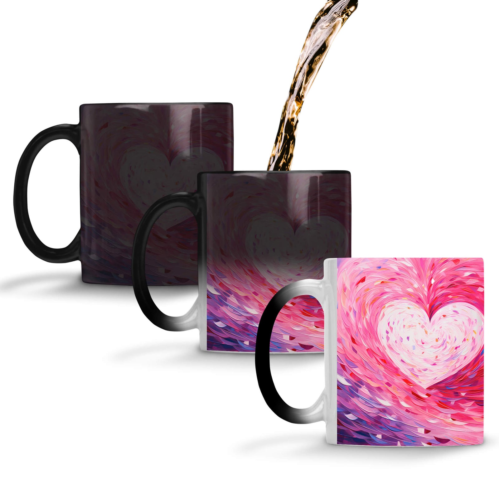 YuBingo Watercolor Heartbeat Coffee Mug Magic
