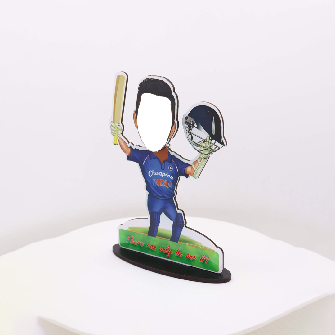 Cricketor Fun Cut-Out with Shaking Head