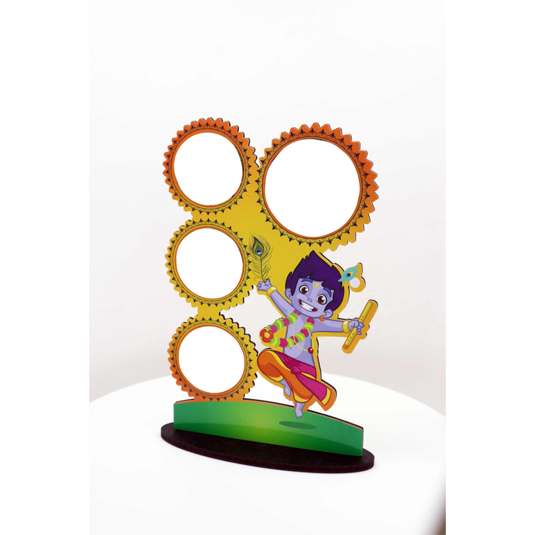 Wooden Collage - Krishna 6x8