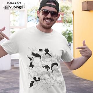 Indro's Art Great Detectives Men T-Shirt-Image5