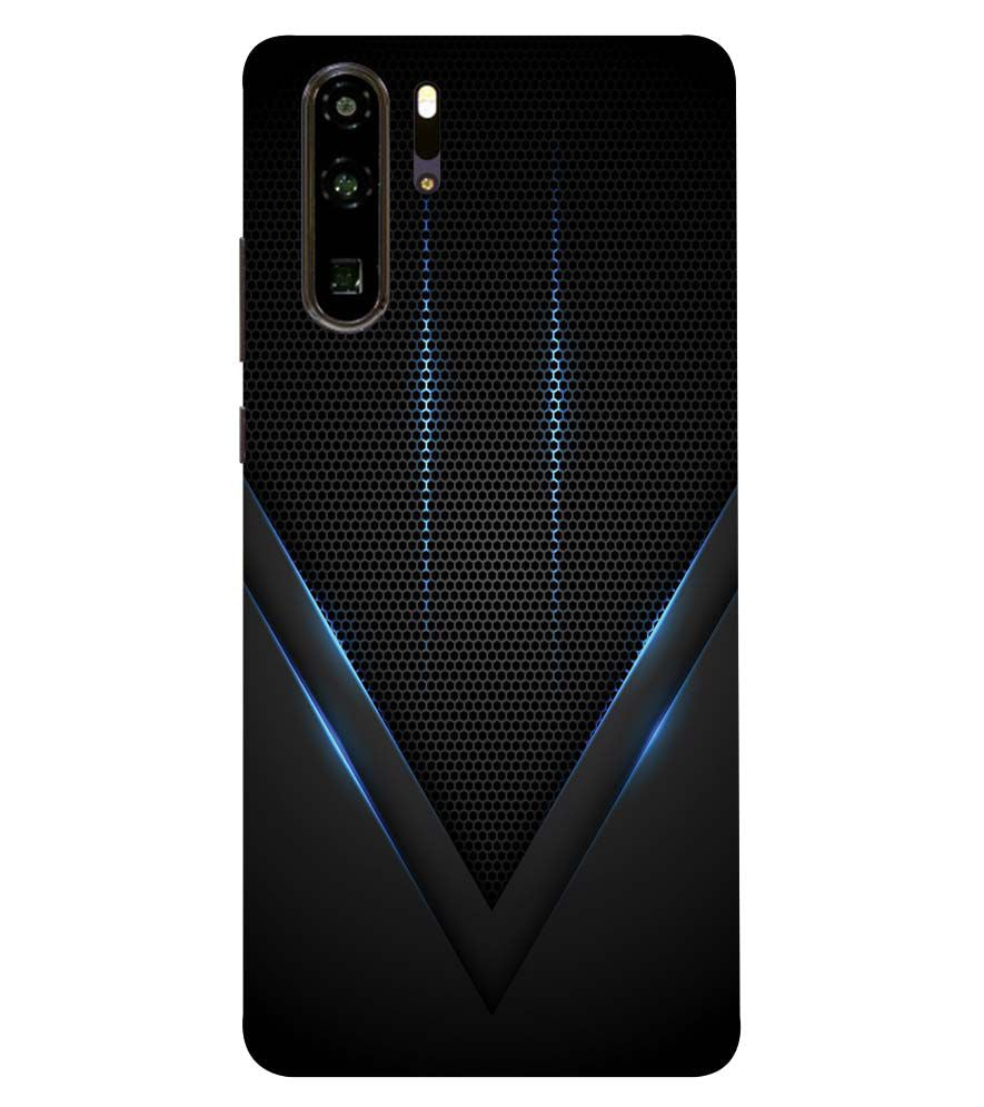 A0114-Black and Blue Back Cover for Huawei P30 Pro