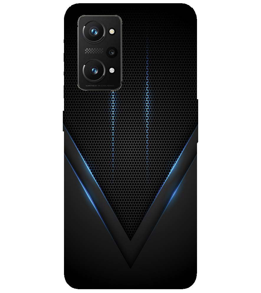 A0114-Black and Blue Back Cover for Realme X7 Max 5G