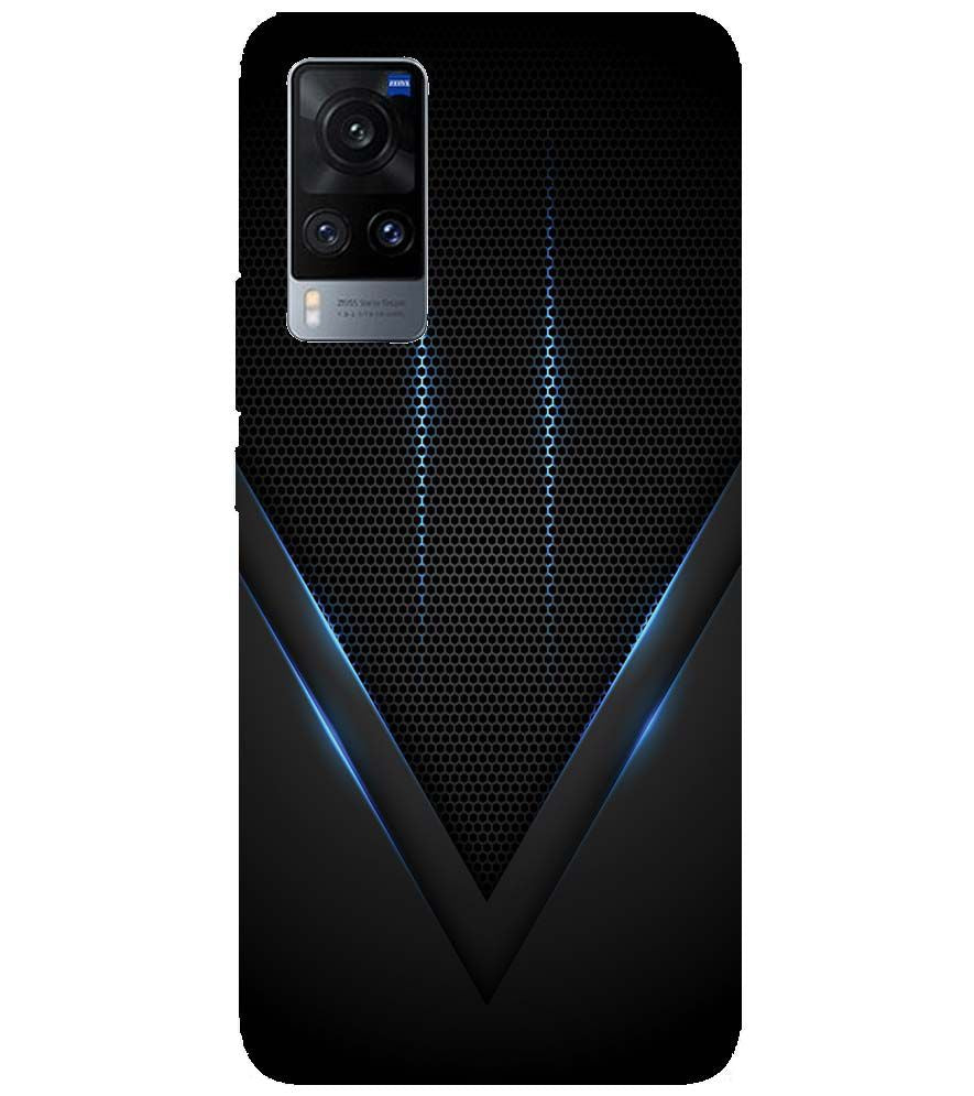 A0114-Black and Blue Back Cover for vivo X60