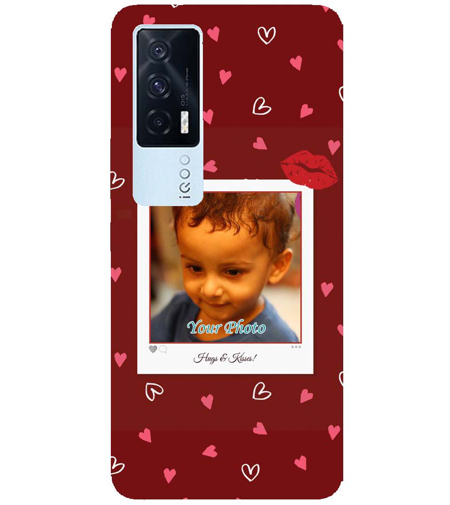 A0502-Hugs n Kisses Back Cover for vivo iQOO 7