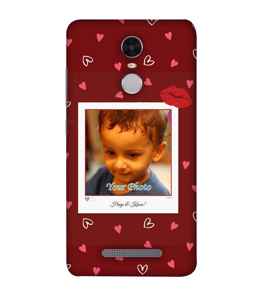 A0502-Hugs n Kisses Back Cover for Xiaomi Redmi Note 4