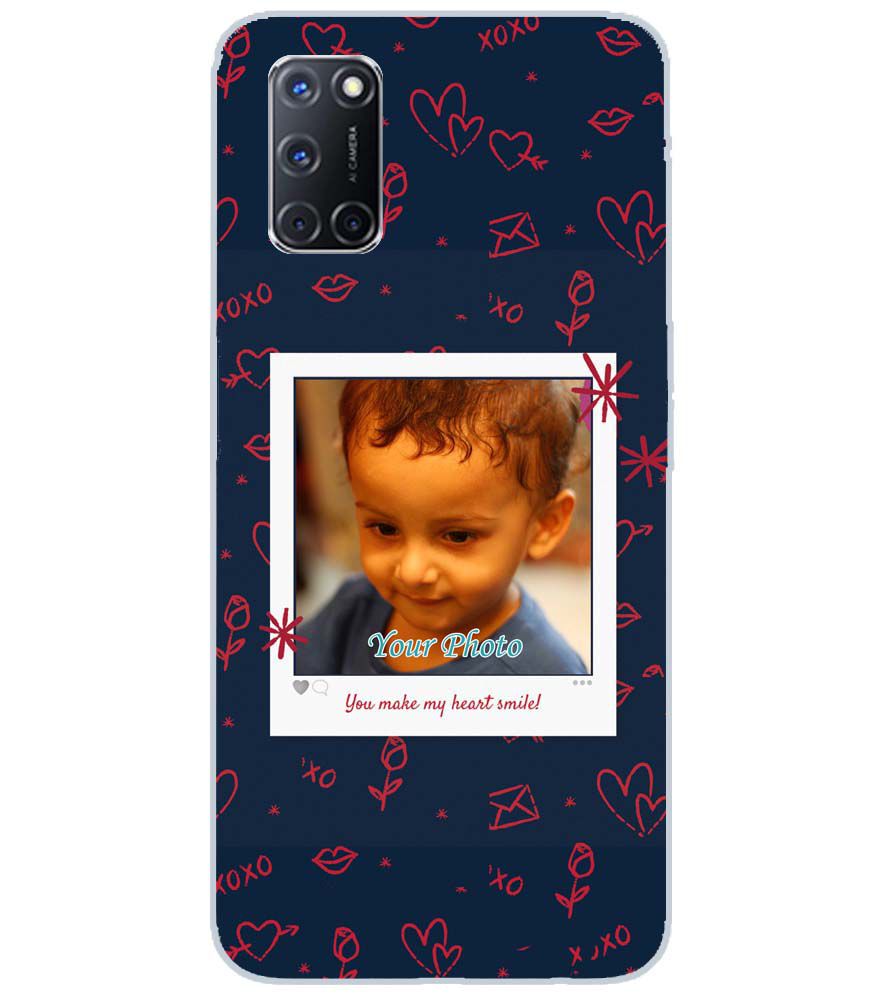 A0503-Heart Smiles Back Cover for Oppo A72