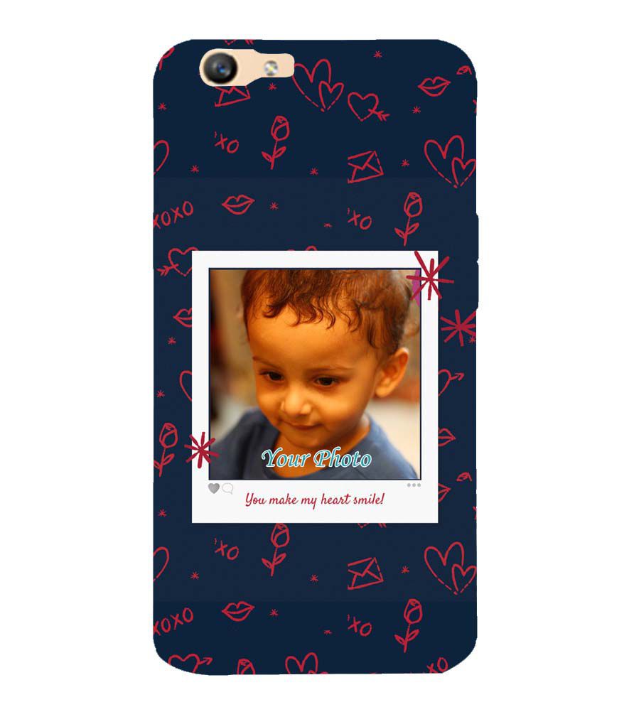 A0503-Heart Smiles Back Cover for Oppo F1s : A59