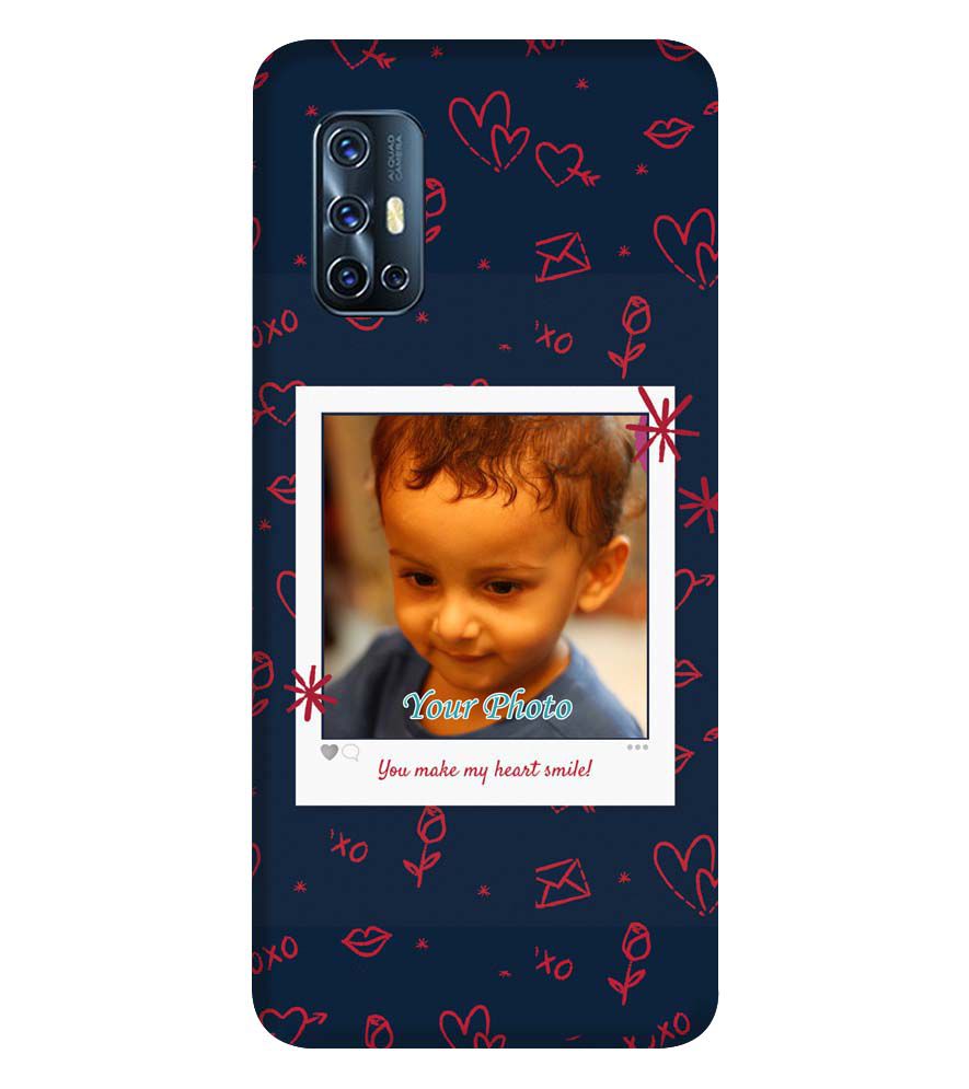 A0503-Heart Smiles Back Cover for Vivo V17